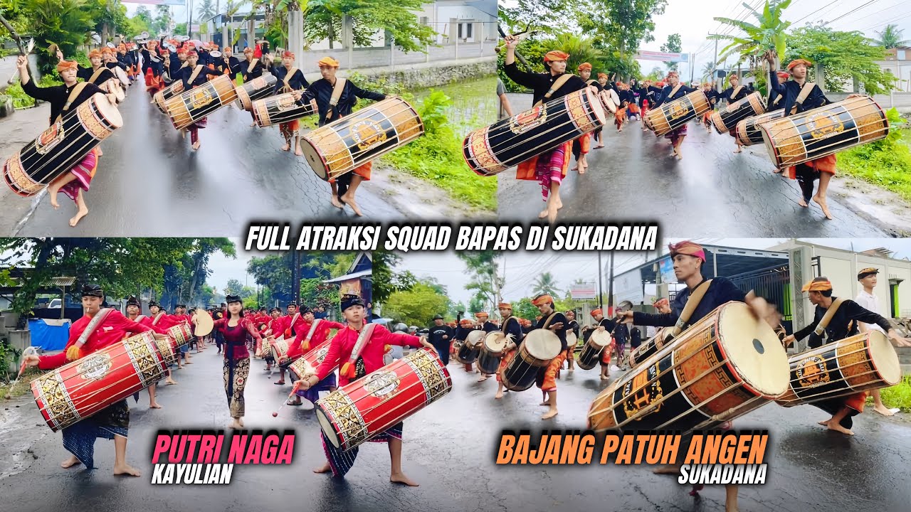 FULL ATRAKSI SQUAD BAPAS 🔥|| BAJANG PATUH ANGEN SUKADANA SAMBUT PUTRI NAGA KAYULIAN DI SUKADANA