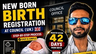 👶 UK Birth Registration 🇬🇧 ! Easy Step-by-Step Guide ⏰ Council London 📄