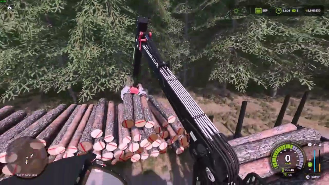 fs25 timelaspe med skottning på pinnewoodforest #2