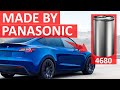 Tesla NEW 4680 BATTERIES made by Panasonic