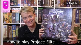 Project: Elite, how to play (in English, board game)