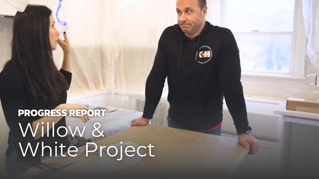 How to choose the perfect neutral paint colors | Willow & White kitchen upgrade check-in