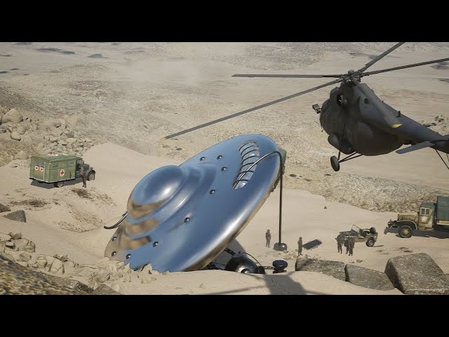 UFO Crash Retrieval - The Kalahari UAP Incident // 3D  CGI Animation / Unreal Engine 5.2 class=