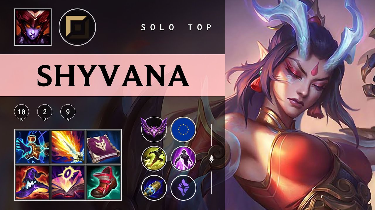 Shyvana Top vs Shen - EUW Master Patch 25.24