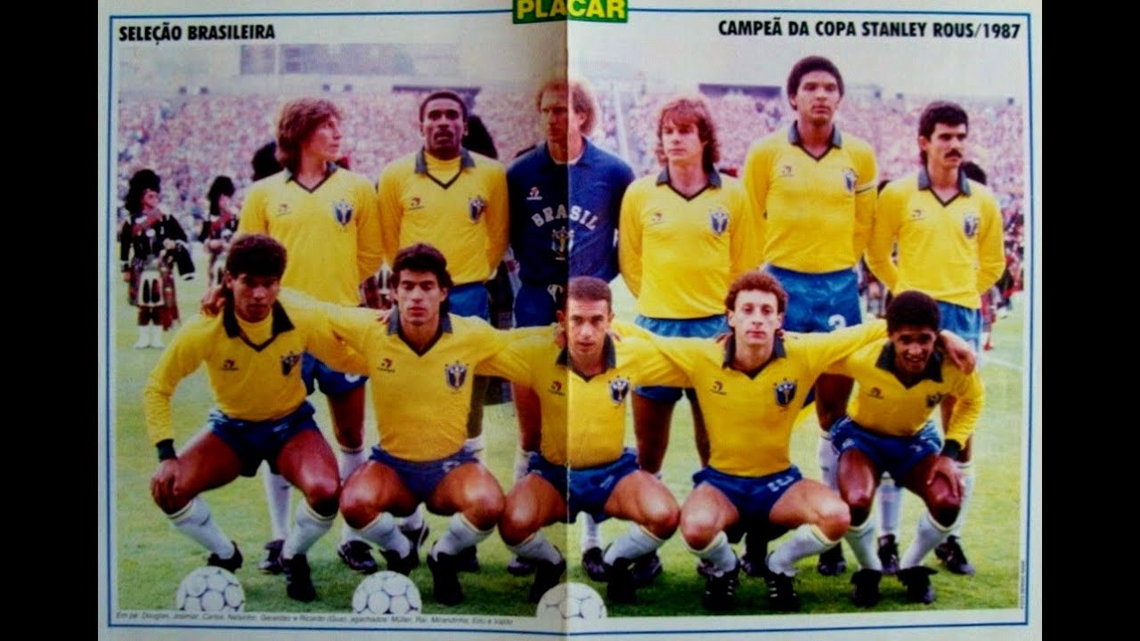 Stanley    Rous   Cup  1987   Scotland    vs   Brazil