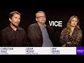 Christian Bale, Amy Adams, Steve Carell and Sam Rockwell on portraying political figures in 'Vice'