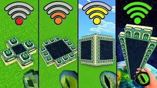 minecraft ender portals with different Wi-Fi be like
