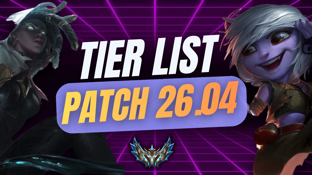 The ONLY ADC Tier List You Need – Patch 26.04 (1.6K LP)