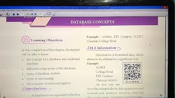 GRADE 12 | CSC | DATABASE CONCEPTS | 20.11.2020 | 2.00 P M
