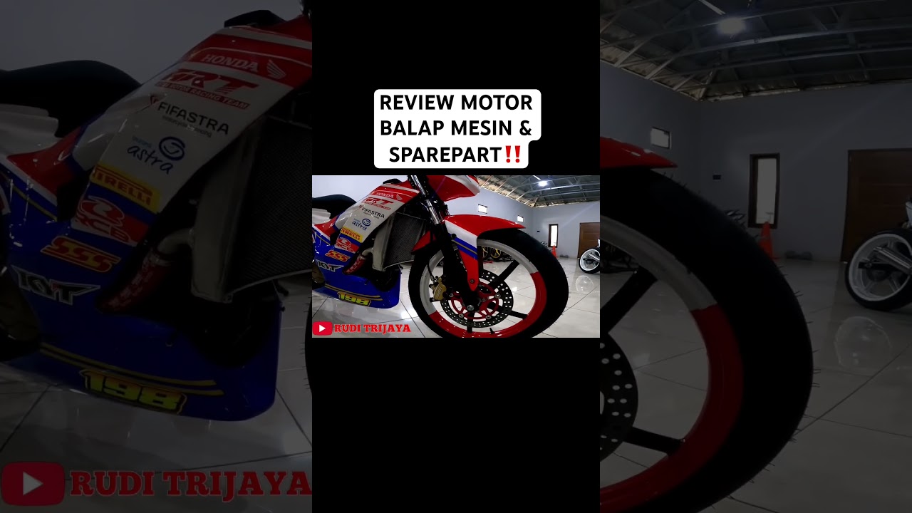 REVIEW SPAREPART & MESIN MOTOR BALAP HARGA 200 JUTA‼️