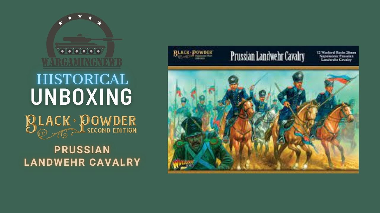 Warlord Games Black Powder Prussian Landwehr Cavalry - 28mm Scale Napoleonic Miniatures (12 Resin Figures)