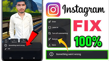 Instagram Restyle Somthing Went Wrong | Restyle Somthing Went Wrong problem Fix 