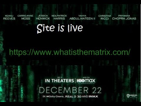 The matrix resurrections trailer site is now live whatisthematrix