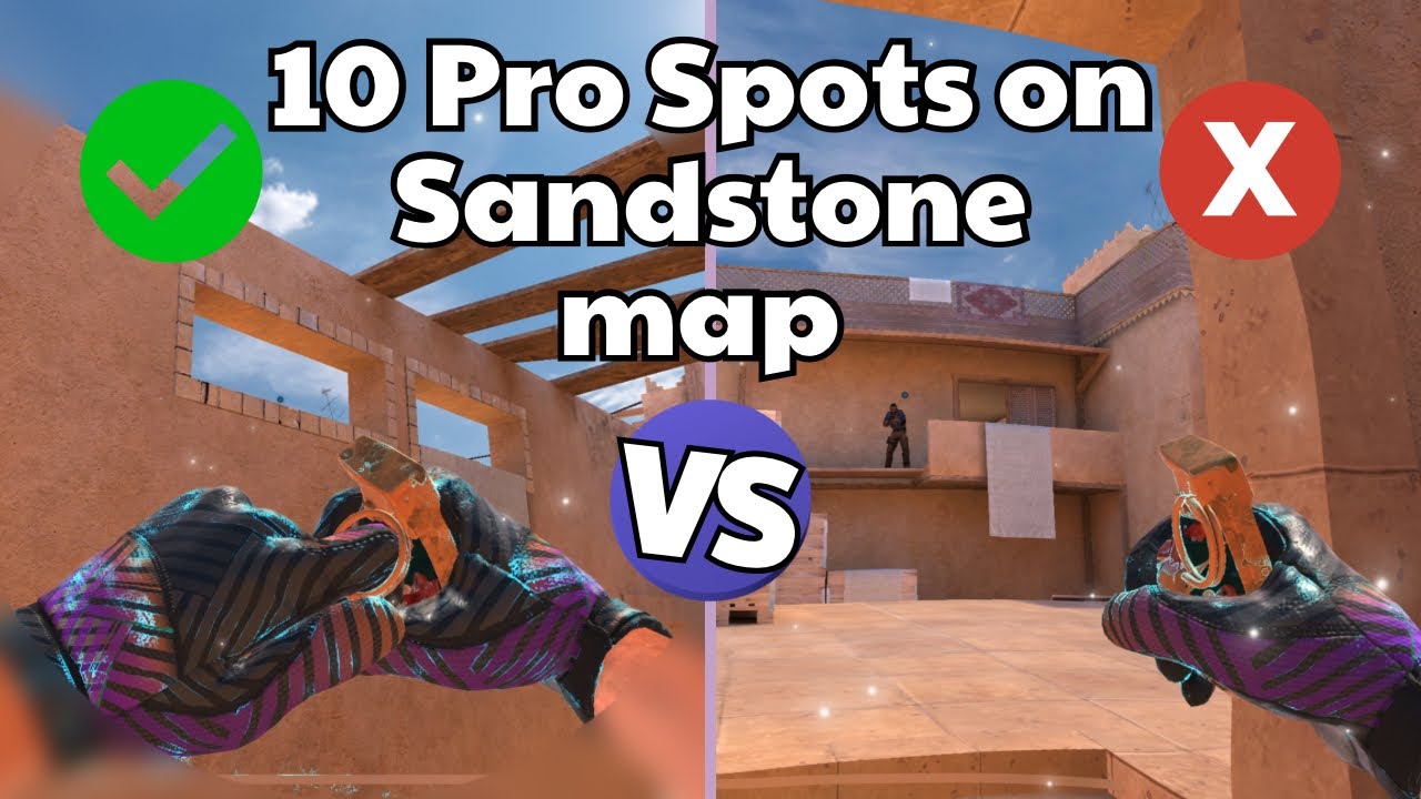 Top 10 Insane Spots on Sandstone in STANDOFF 2!