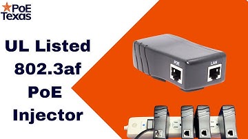 Power Your 802.3af Device With a UL Listed Injector | SPACE SAVING DESIGN