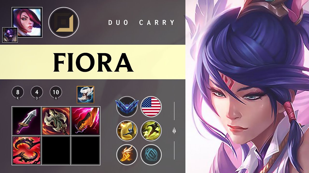 Fiora ADC vs Jinx - NA Diamond Patch 26.01
