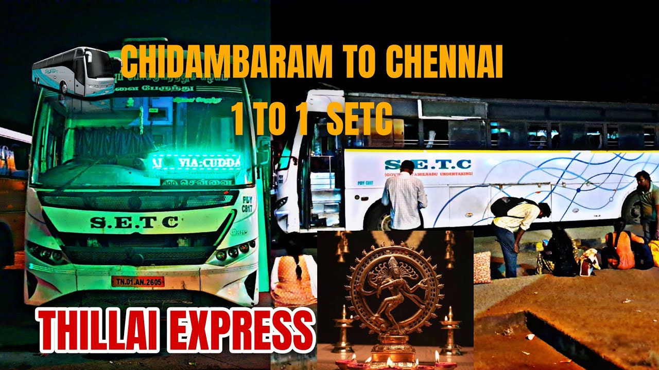 🚌 CHIDAMBARAM TO CHENNAI NONSTOP ULTRA DELUXE 🔴 TNSTC YouTube