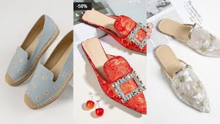 Womens footwear flats floral Shein Женская обувь на плоской подошве в интернет магазине Шейн - Видео от Хомдешопс