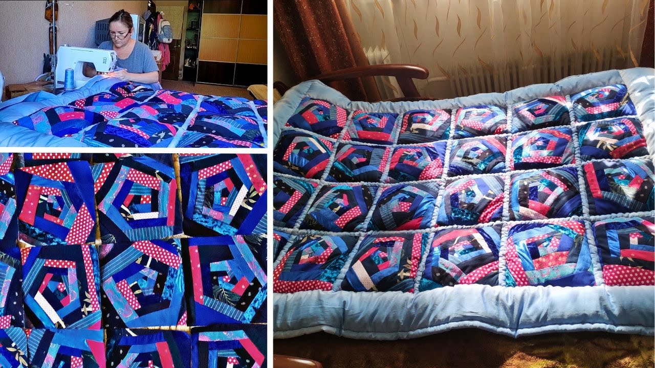 2 часть // Мое красивое одеяло / patchwork quilt