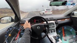 VW PASSAT B6 2.0 TDI 170 Hp   |POV|   Highway