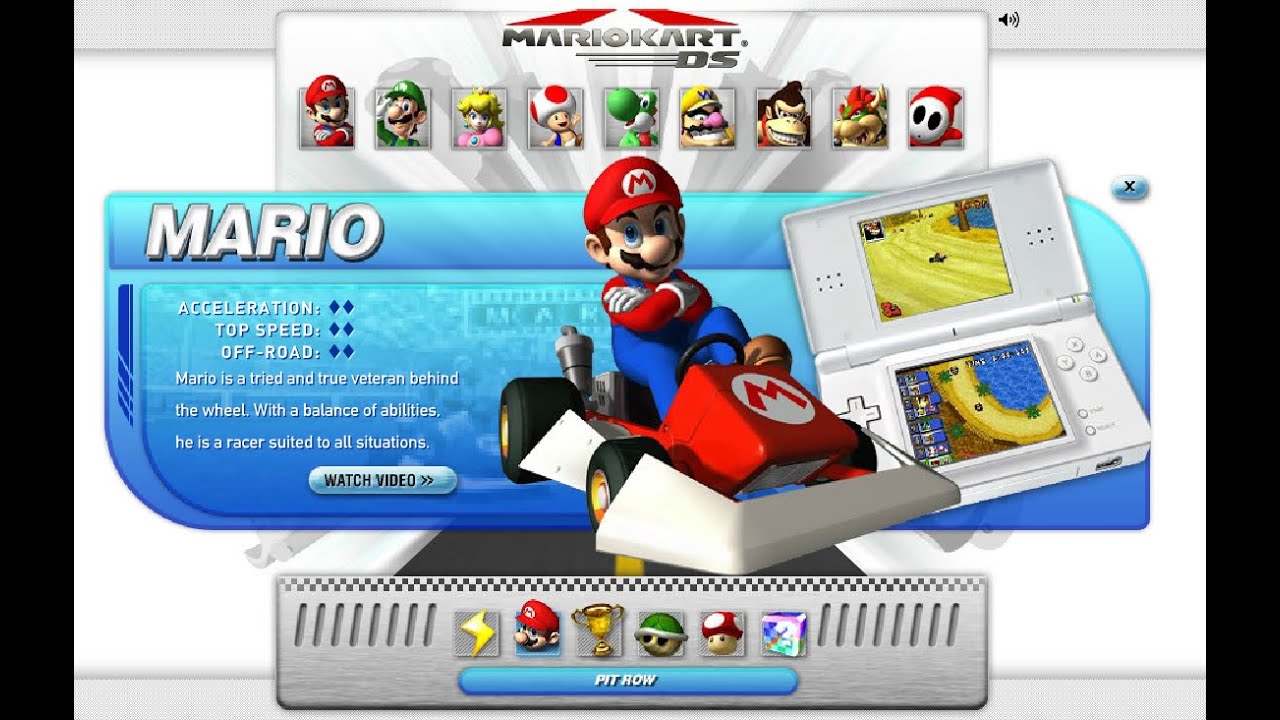 Mario Kart DS Official Website Archive - YouTube