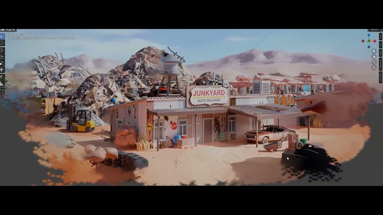 EasyEnv | Gaussian Splatting | Blender Addon | ML-Sharp | Test