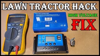 Lawn Tractor Charging Hack  -  Works  Great Now
