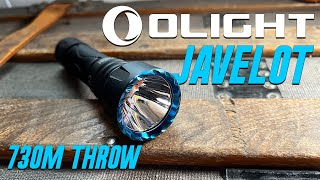 A POWERFUL Long Range Flashlight! The NEW Olight Javelot! (Compared to Javelot Mini)