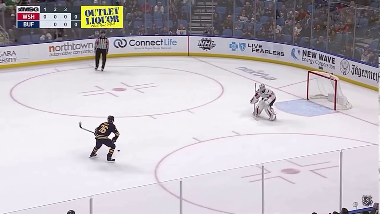 Rasmus Dahlin Fake Slapshot Shootout Goal vs Capitals