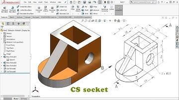 Solidworks Tutorial: Exercise #38 (CS Socket)