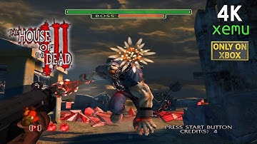 The House of the Dead III (2160p / 4K / 60fps) | xemu Microsoft Xbox Emulator