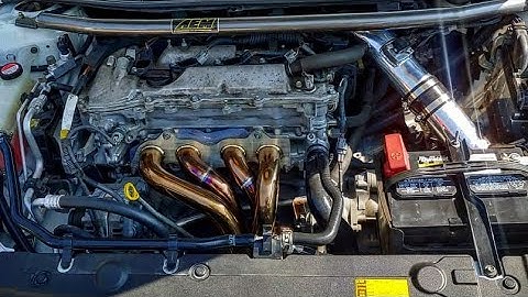 Weapon R headers install on my 2015 scion tc