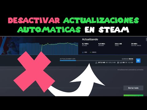 Como DESACTIVAR (Actualizaciones Automáticas) de JUEGOS en STEAM ❌ BLOQUEAR Actualización