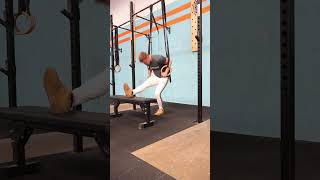 Eccentric ring dips (bench assisted)