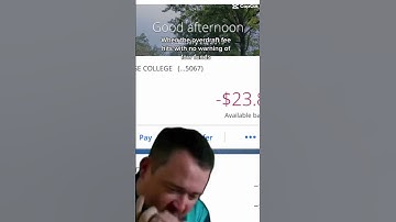 Overdraft fees are real. #shortsfeed #meme #memes #memesdaily