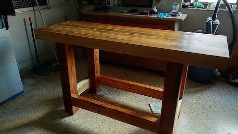 Como hacer un Banco de Carpintero - Roubo Workbench - Part II