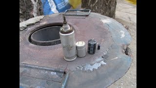 картинка: Плавка алюминия из конденсаторов