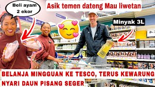 BELANJA MINGGUAN MAU ADA TAMU, TERUS CARI DAUN PISANG BUAT LIWETAN