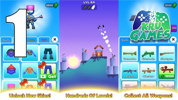 Bazooka Boy Gameplay Walkthrough #1 (Android, IOS)