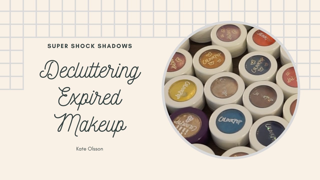 EXPIRED MAKEUP DECLUTTER | Super Shock Shadows | January 2021