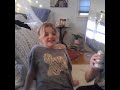 Little Girl Induced Cute Hiccups While Burping