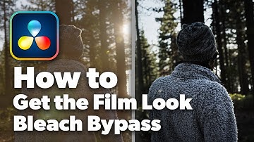 How To Get The Bleach Bypass Film Look | Davinci Resolve