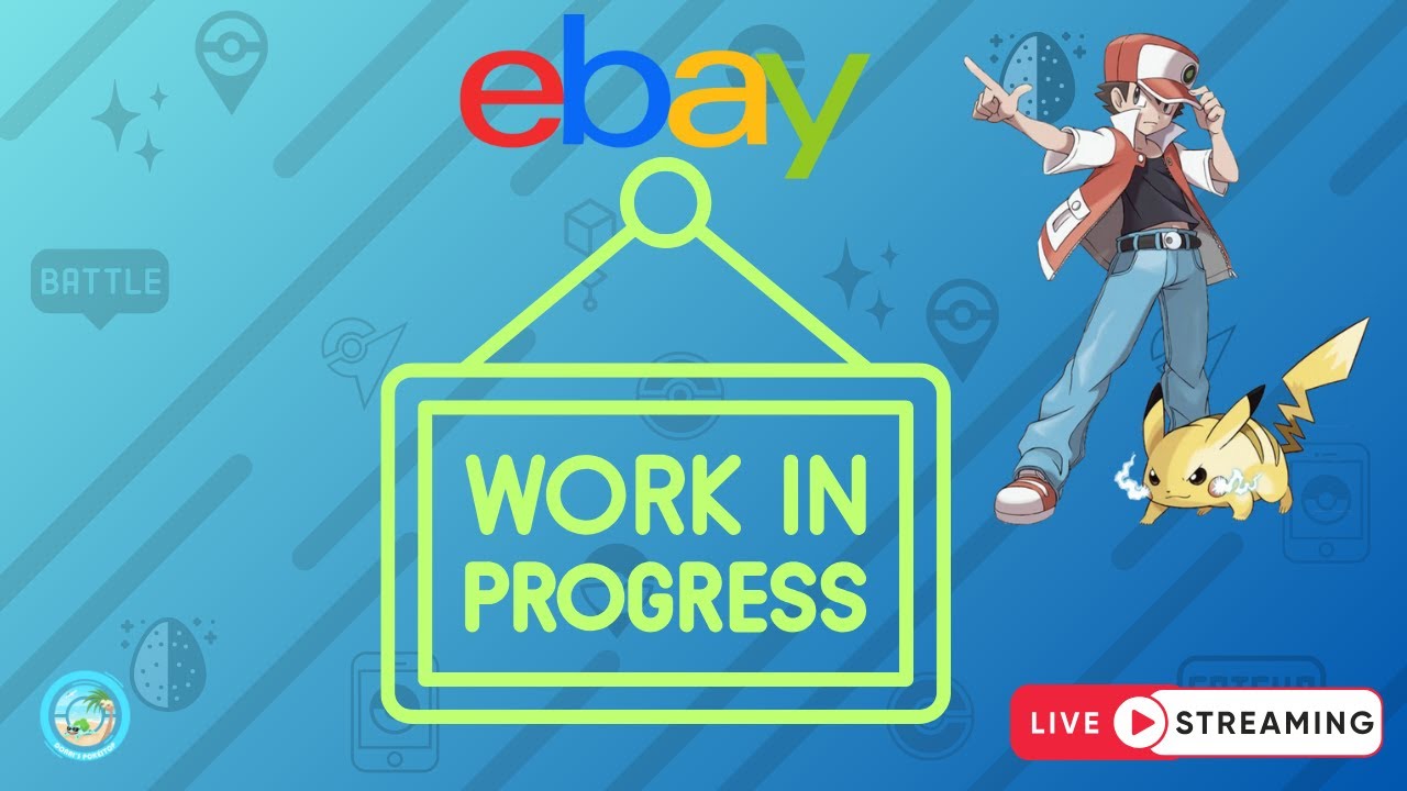 Ebay Posting Pokemon cards and answering questions 