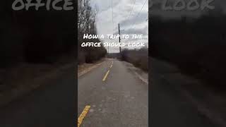 How a commute to the office should look