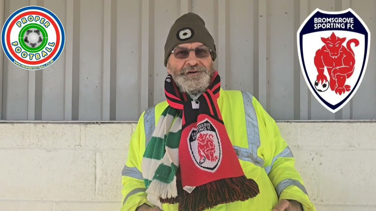 Marc Pullen - volunteer/Supporter/funny character from Bromsgrove Sporting.