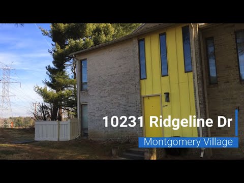 10231 Ridgeline Drive, Montgomery Village, MD home video tour