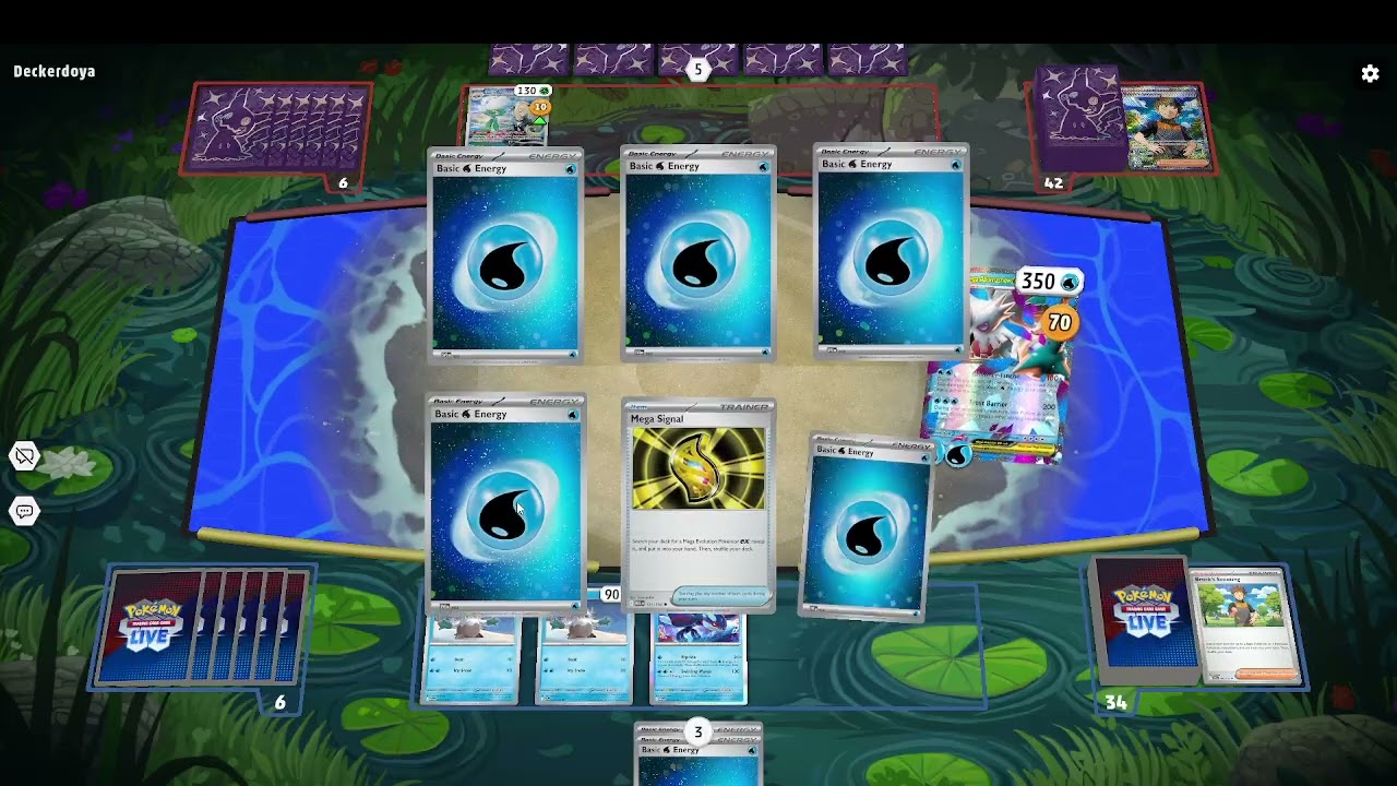 40 energy cards!? (mega abomasnow ex gameplay)