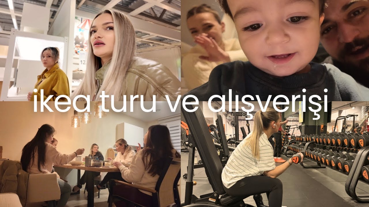 VLOG | Sonunda spora başladım, İkea turu ve alışverişi, evde neler oluyor ? 