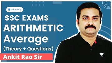 Arithmetic - Average | Theory and Questions | Target Math | SSC Exams | Ankit Sir