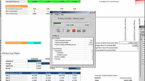 Excel Simulation Show Down III : Correlating Assumptions with Oracle Crystal Ball